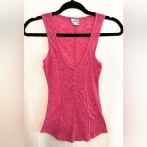 INTIMATELY FREE PEOPLE pink tank top size XS
